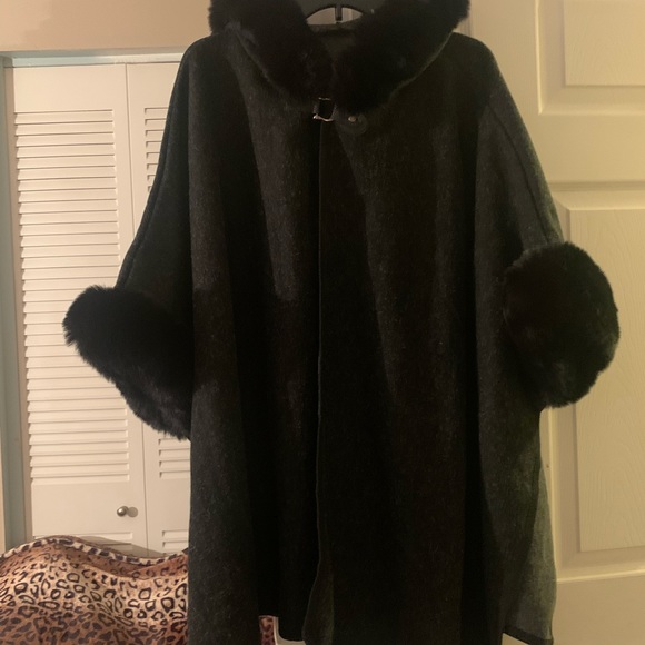 CARDIGAN GRAY SHAWL HOODIE. - Picture 7 of 12